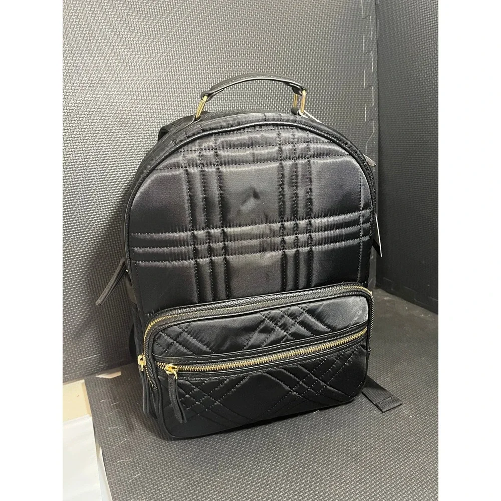 NWT Tommy Bahama Black‎ Quilted Everyday Backpack Adventure Travel Bag Luggage
